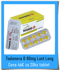 liek na poruchy potencie Tadanova D 80mg